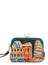Chelsea Pearl Kiss-Lock Coin Purse Italy-Themed Accessory