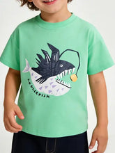Children’s anglerfish graphic mint green short-sleeve t-shirt