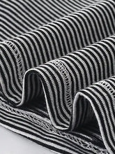 Children’s excavator applique striped ribbed t-shirt fabric
