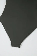 Color Block One Piece Swimsuit with Removable Padding and Moderate Stretch Swimwear