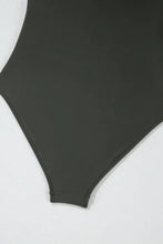 Color Block One Piece Swimsuit with Removable Padding and Moderate Stretch Swimwear