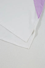 Color Block Oversized Cotton T-Shirt for Women Woman T Shirts