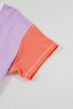 Color Block Oversized Cotton T-Shirt for Women Woman T Shirts