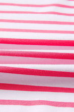 Color Block Striped Batwing Sleeve Cotton T Shirt for Women Woman T Shirts