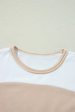 Color Blocked Oversized Tunic T Shirt for Women