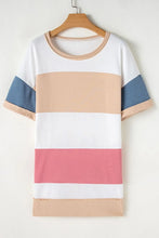 Color Blocked Oversized Tunic T Shirt for Women