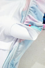 Colorful Diamond Pattern One Piece Swimsuit with Ruffled Straps Swimwear