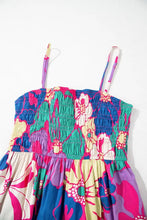 Colorful Floral Print Cotton Maxi Sundress Maxi Dresses