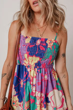 Colorful Floral Print Cotton Maxi Sundress Maxi Dresses