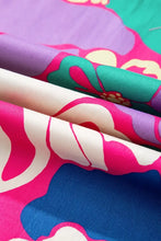 Colorful Floral Print Cotton Maxi Sundress Maxi Dresses