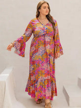 Colorful Floral Print Viscose Maxi Dress Maxi Dresses