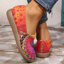 Colorful Patterned Slip-On Loafers for Women