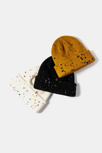 Confetti Rib-Knit Cuff Beanie Hats