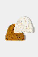Confetti Rib-Knit Cuff Beanie Hats