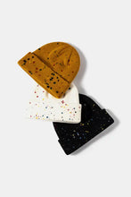 Confetti Rib-Knit Cuff Beanie Hats