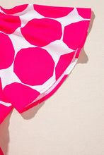 Contrast Notched Flutter Sleeve Dress Casual Dresses