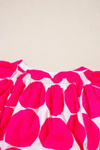 Contrast Notched Flutter Sleeve Dress Casual Dresses