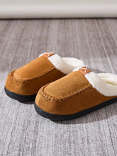 Contrast Round Toe Flat Slippers Woman Slippers