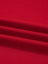 Contrast striped detail varsity sweatshirt in rich solid red fabric with smooth texture machine wash cold recommended