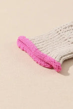 Contrast Tied Open Front Cardigan Woman Outerwear