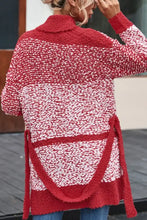 Contrast Trim Open Front Longline Cardigan Woman Outerwear