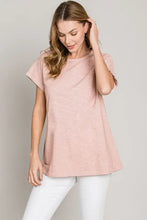 Cotton Bleu by Nu Label Plaid Short Sleeve T-Shirt Woman T Shirts