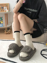 Cozy Fuzzy Open Toe Slippers Woman Slippers