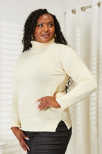 Cream Turtleneck Sweater for Women Pair with Your Favorite Jeans Size Sweater Pullovers