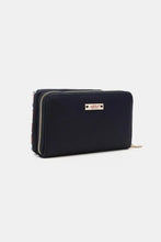 Crossbody Wallet with Detachable Kiss Lock Pouch and Plaid Interior Wallets