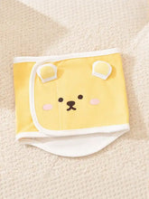 Gelbe Rilakkuma niedliche Cartoon-Muster Physiologische Hose mit Bärenohren