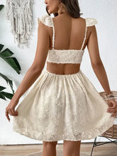 Cutout Cap Sleeve Mini Cami Dress Casual Dresses