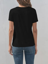 Womens black short-sleeve round neck CYCLE EVERYTHING T-shirt