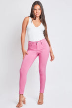 Pink ymi jeanswear full size hyperstretch mid-rise skinny pants made of stretchy fabric for comfortable wear