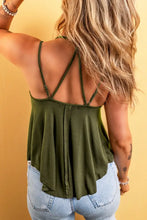 Scoop Neck Double Spaghetti Strap Cami Tanks & Camis