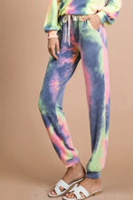 BiBi Tie Dye French Terry Casual Pants Woman Pants