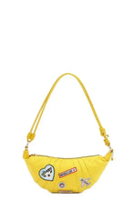 Nicole Lee USA Color Patch Croissant Bag Yellow One Size Shoulder Bags