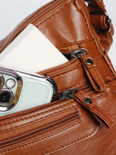 PU Leather Multi Pockets Shoulder Bag Shoulder Bags