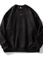 Men's Full Size Round Neck Long Sleeve Sweatshirt Plus Size