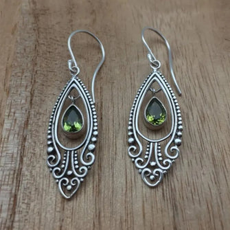 Alloy Rhinestone Cutout Earrings Silver One Size