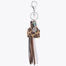 Turquoise Fringe Detail Key Chain Key Chain