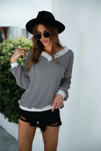Off-Shoulder Waffle-Knit Dropped Shoulder Blouse Woman Blouses