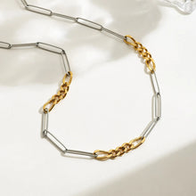 Two-Tone Chain Link Necklace