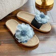 Open Toe Flats Slippers Black Woman Slippers