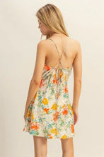 HYFVE Floral Cowl Neck Flirty Satin Mini Dress Casual Dresses