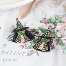 Witch Rhinestone Alloy Earrings Earrings