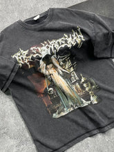 Men's Graphic Round Neck Half Sleeve T-Shirt Black