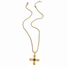 18K Gold-Plated Cross Pendant Necklace