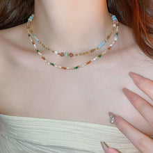 Alloy Pearl Beaded Necklace Multicolor One Size