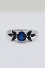 Spinel Zircon Leaf Ring Rings