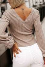 V-Neck Lantern Sleeve Blouse Woman Blouses